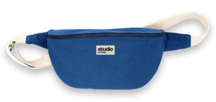 Sac banane personnalisable - Antoine Bleu roi
